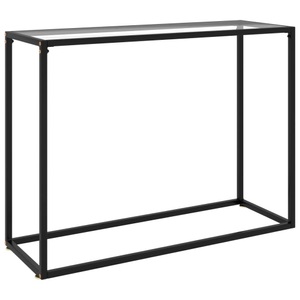 vidaXL, vidaXL Konsolentisch Transparent 100x35x75 cm Hartglas
