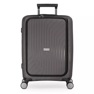 Hauptstadtkoffer, Hauptstadtkoffer Hartschalen-Trolley ´´TXL, titan, 55 cm´´, 4 Rollen, TXL - Handgepäck mit Laptopfach in Titan