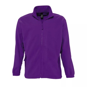 SOL's, Outdoor Fleece Jacke North Herren Lila 4XL, SOLS - Outdoor Fleece Jacke North, für Herren, Lila, Größe 4XL