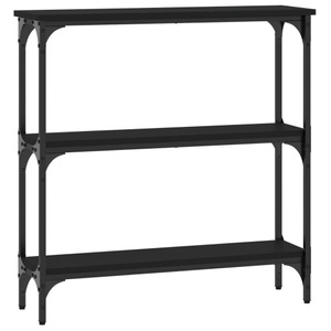 vidaXL, vidaXL Konsolentisch Schwarz 75x22,5x75 cm Holzwerkstoff, vidaXL Konsolentisch Schwarz 75x22,5x75 cm Holzwerkstoff