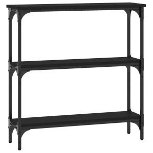 vidaXL, vidaXL Konsolentisch Schwarz 75x22,5x75 cm Holzwerkstoff, vidaXL Konsolentisch Schwarz 75x22,5x75 cm Holzwerkstoff
