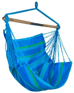 Amalyssa, Brasilianische Hängestuhl Basic Carnaval Brasilianische Hängestuhl Basic Carnaval, Amalyssa - Brasilianische Hängestuhl Basic Carnaval, 1P, Azurblau