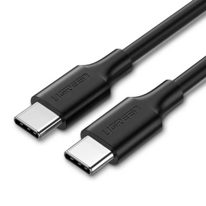 Ugreen, UGREEN -  USB-C-auf-USB-C-Kabel PD, QC, 3A, 480 Mbit/s, 2 m ? Schwarz, 2 Meter