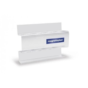 magnetoplan, Magnetoplan Stiftehalter magnetisch 16712 Transparent 16712, MAGNETOPLAN Magnetischer Stiftehalter 16712 für 4 Marker