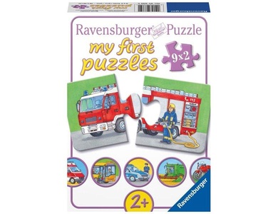 Ravensburger, RAVENSBURGER Puzzle 9x2 Teile Einsatzfahrzeuge, Ravensburger Puzzle: Einsatzfahrzeuge