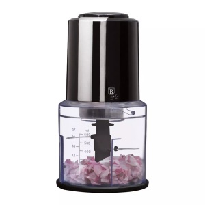 undefined, Berlinger Haus - Elektrischer Zerkleinerer - Schwarz, Berlinger, Unsere Neuheiten, Berlinger Haus mini Zerkleinerer 0.6L Black Silver Collection, Produkte & Wohnen