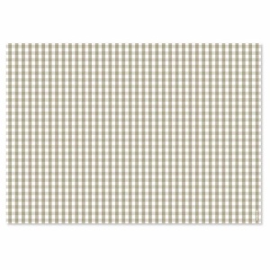 undefined, Papiertischset Vichy, trendform - Papiertischset VICHY beige Block mit 50 Blatt, One Size, Beige