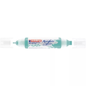 edding, edding Acrylmarker 5400, opulent turquoise, Edding Acrylmarker 5400 double liner, opulent turquoise, 5400-934
