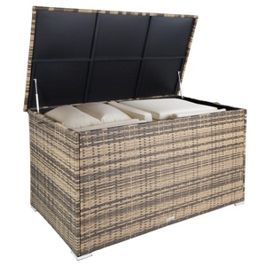 TecTake, Auflagenbox mit Aluminiumgestell Oslo Auflagenbox mit Aluminiumgestell Oslo, Tectake - Auflagenbox mit Aluminiumgestell Oslo, 150 cm, Beige