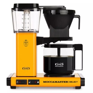 Moccamaster, Moccamaster KBG Select Kaffeemaschine Gelb Fassungsvermögen Tassen=10 Glaskanne, Warmhaltefunktion, Moccamaster KBG Select - yellow pepper Filterkaffeemaschine ? Gelb