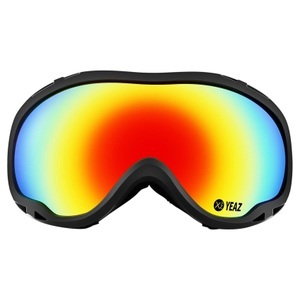 Yeaz, Yeaz - Skibrille Cliff - Schwarz und Weiss, YEAZ - CLIFF Ski- Snowboardbrille schwarz, Schwarz