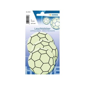 Herma Stickers, Herma Stickers Motivsticker Fussball Maxi, Nachtleuchtend