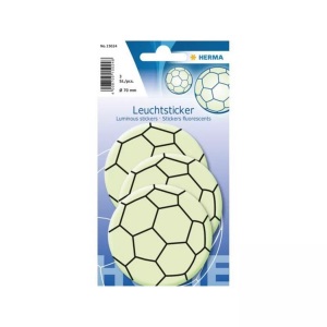 Herma Stickers, Herma Stickers Motivsticker Fussball Maxi, Nachtleuchtend