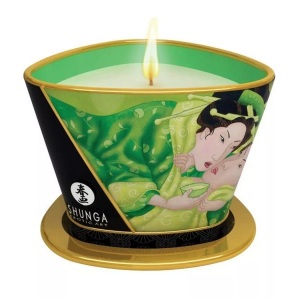 Shunga Erotic Art, Shunga Erotic Art - Massage-Kerze Exotic Green Tea - 80 ml, Shunga Exotic Green Tea Massagekerze (170ml)