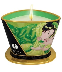 Shunga Erotic Art, Shunga Erotic Art - Massage-Kerze Exotic Green Tea - 80 ml, Shunga Exotic Green Tea Massagekerze (170ml)