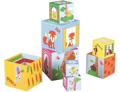Spielba, Spielba Stapelturm aus stabilem Karton, 