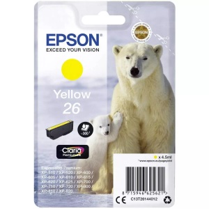 Epson, Epson T261440 yellow Tintenpatrone, Epson Tintenpatrone, gelb, T261440, (300 Seiten)