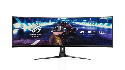 Asus, Asus ROG Strix Xg49Vq 49´ Curved Monitor, ASUS ROG Strix XG49VQ 49 UWQHD Gaming Monitor (4 ms Reaktionszeit, 144 Hz)