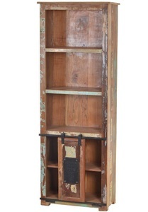 SIT, SIT Regal »Jupiter« aus recyceltem Altholz, Höhe 151 cm, Bücherregal Merkur natur bunt 75x151