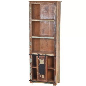 SIT, SIT Regal »Jupiter« aus recyceltem Altholz, Höhe 151 cm, Bücherregal Merkur natur bunt 75x151
