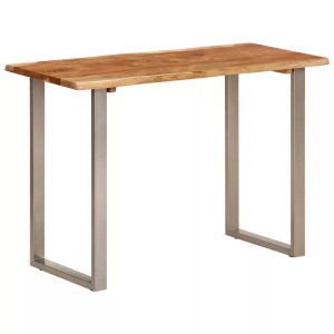 vidaXL, vidaXL Esstisch 110x50x76 cm Massivholz Akazie