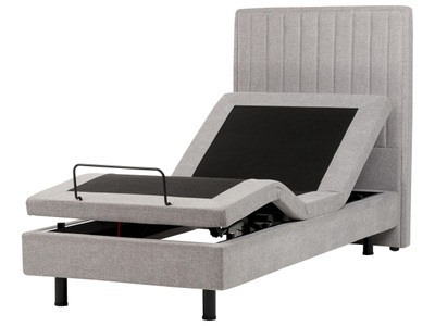 Beliani, Bett mit Lattenrost aus Polyester Klassisch DUKE II Bett mit Lattenrost aus Polyester Klassisch DUKE II