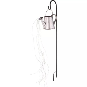 mutoni light, Solarleuchte Metall silver gray 80xLED, Globo Solarleuchte Metall silbergrau