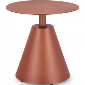 DEPOT, BEISTELLTISCH Aloha ca.D50xH49,5cm Terra, Garten Beistelltisch Aloha terracotta rund 50