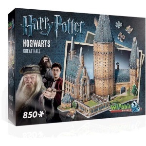 undefined, Harry Potter Hogwarts Große Halle 3D (Puzzle), Wrebbit 3D - Harry Potter Hogwarts Great Hall 850 pcs 3D-Puzzle