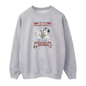 101 Dalmatians, Sweatshirt Damen Grau L, 101 Dalmatians - Sweatshirt, für Damen, Grau, Größe L