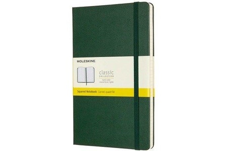 undefined, Moleskine Notizbuch, Large, A5, Kariert, Hard Cover, Myrtengrün, Moleskine Notizbuch, Large, A5, Kariert, Hard Cover, Myrtengrün