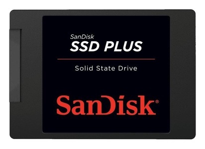 SanDisk, Sandisk SSD Plus Festplatte (240 GB, Schwarz), SanDisk SSD PLUS 240 GB Interne SATA SSD 6.35 cm (2.5 Zoll) SATA 6 Gb/s Retail SDSSDA-240G-G26