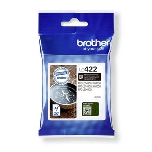 Brother, Brother Tintenpatrone, schwarz, LC-422BK, (550 Seiten), BROTHER Tintenpatrone schwarz LC-422BK MFC-J5340 550 Seiten