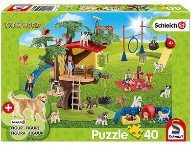 Schmidt Spiele, Farm World, Fröhliche Hunde (Kinderpuzzle), Schmidt Puzzle 40 - Farm World Fröhliche Hunde (Kinderpuzzle)