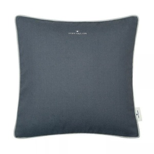 Tom Tailor, TOM TAILOR Kissenhülle »Dove Signature«, (1 St.), Tom Tailor Kissenhülle , T-Dovesignature75350-012-40-40 , Anthrazit, Grau , Textil , Uni , 40 cm , hochwertige Qualität , 003021128903