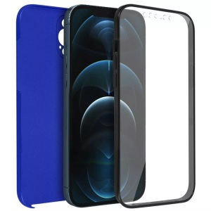 Avizar, Apple iPhone 12 Pro Max - Polycarbonat Schutzhülle, Avizar - Full Case Apple iPhone 12 Pro Max Blau, Blau