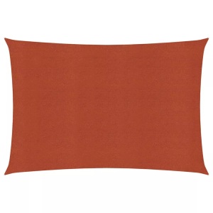 vidaXL, vidaXL Sonnensegel 160 g/m² Terrakottarot 5x7 m HDPE