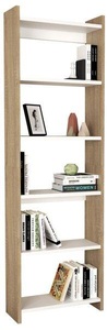 VCM, Holz Raumteiler Stand Regal Bücherregal Deko Bücher Standregal Tilus XL Holz Raumteiler Stand Regal Bücherregal Deko Bücher Standregal Tilus XL, MID.YOU Regal 49/160/22 cm sonoma eiche , Tilus , Holzwerkstoff , 49x160x22 cm , melaminharzbeschichtet,melaminharzbeschichtet,Nachbildung,Nachbildung , stehend, In verschiedenen Grössen erhältlich, in verschiedenen Holzdekoren erhältlich , 000657
