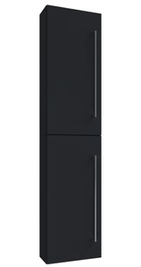 MID.YOU, MID.YOU Hochschrank 33/150/22 cm , VCB 6 , Schwarz , Holzwerkstoff , 33x150x22 cm , melaminharzbeschichtet,melaminharzbeschichtet,Nachbildung,Nachbildung , hängend , 000657016302, VCM - Holz Badezimmerschrank | Badmöbel Wandschrank Badregal Badschrank Hochschrank Maße ca. H. 150 x B. 33 T. 22 cm Badinos 2, 33cm, Schwarz