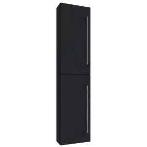 MID.YOU, MID.YOU Hochschrank 33/150/22 cm , VCB 6 , Schwarz , Holzwerkstoff , 33x150x22 cm , melaminharzbeschichtet,melaminharzbeschichtet,Nachbildung,Nachbildung , hängend , 000657016302, VCM - Holz Badezimmerschrank | Badmöbel Wandschrank Badregal Badschrank Hochschrank Maße ca. H. 150 x B. 33 T. 22 cm Badinos 2, 33cm, Schwarz