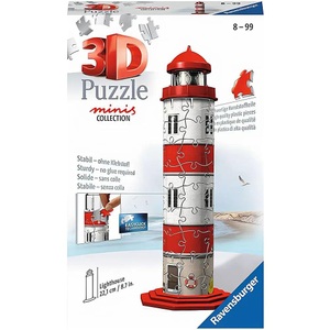 Ravensburger, 3D Puzzle Mini Leuchtturm