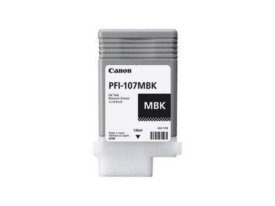 Canon, Canon Tintenpatrone PFI-107MBK Original einzeln Matt Schwarz 6704B001 Druckerpatrone, Canon Tintenpatrone, matt-schwarz, PFI-107MBK, (130ml)