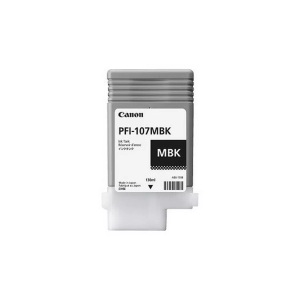 Canon, Canon Tintenpatrone PFI-107MBK Original einzeln Matt Schwarz 6704B001 Druckerpatrone, Canon Tintenpatrone, matt-schwarz, PFI-107MBK, (130ml)