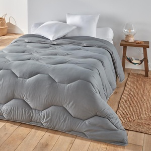 LA REDOUTE INTERIEURS, Sommer-Duvet Color Sommer-Duvet Color, SO'HOME - Sommer-Duvet Color, 260X240CM, Grau