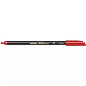 edding, Edding Fasermaler E-1200 4-1200072 Rot (metallic) 1 mm, 3 mm 1 St., Edding 1200, Faserschreiber, 1-3mm, rot, 1200-72