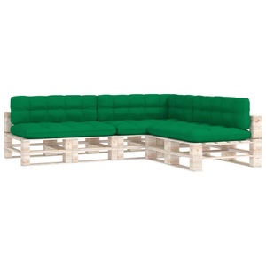 vidaXL, vidaXL Palettensofa-Auflagen 7 Stk. Grün, vidaXL Palettensofa-Auflagen 7 Stk. Grün