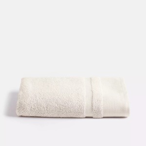 LA REDOUTE INTERIEURS, Badetuch Kheops Badetuch Kheops, La Redoute Intérieurs - Badetuch aus ägyptischer Baumwolle 600g/m2, 70x140 cm, Offwhite