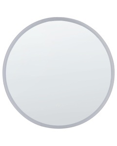 Beliani, Beliani Badspiegel mit LED-Beleuchtung rund 79 cm DEAUVILLE, 