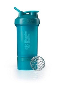BlenderBottle, BlenderBottle Shaker ProStak mit 2 Behältern 650 ml Türkis, 