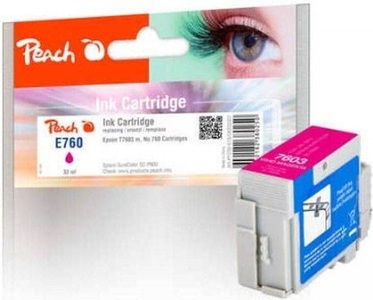 Peach, Peach Tintenpatrone magenta kompatibel zu Epson No. 760, T7603, Peach E760 Druckerpatrone ma ersetzt Epson T7603M, C13T76034010 für z.B. Epson SureColor SCP 600